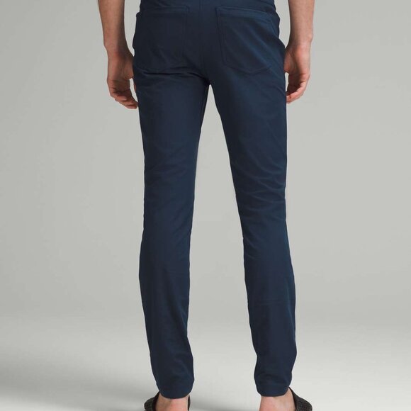 NEW Lululemon ABC Skinny-Fit 5 Pocket Pant 30"L Warpstreme, True navy - 35"x 30" - Picture 2 of 13